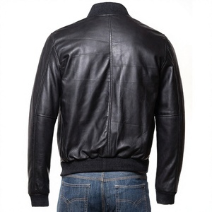 High Quality Custom New Fashionable Shearling <b>Sheepskin</b> Leather <b>Jacket</b> for Men Lightweight Leather <b>Jacket</b> for Men's <b>Sheepskin</b> - Product Image 2