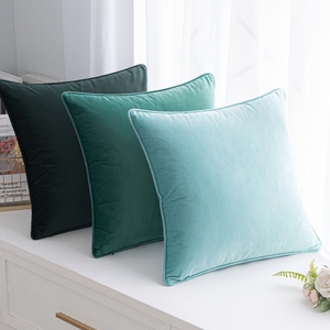 Housse de coussin en <span class=keywords><strong>velours</strong></span> de luxe décoration de <span class=keywords><strong>canapé</strong></span> 18x18 20x20 taie d'oreiller <span class=keywords><strong>velours</strong></span> maison <span class=keywords><strong>canapé</strong></span> doux confortable accepter personnalisé jeter taie d'oreiller - Product Image 1