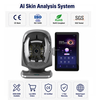 Analyseur de peau pour salon de beauté, scanner facial AI, analyse de la peau 3D, machine d'analyse de la peau HD, scanner de peau à écran tactile, équipement OEM pour salon de beauté