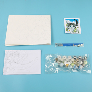 Vente en gros de peinture par numéros de bicyclette de style français pour adultes nouveau <span class=keywords><strong>paysage</strong></span> peinture à l'huile art bricolage coloriage kits de <span class=keywords><strong>dessin</strong></span> - Product Image 4