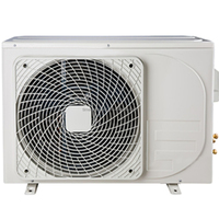 Climatiseur de voiture hybride ACDC 12000BTU unité domestique murale fendue à énergie solaire Installation RV pratique R410A