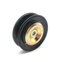 Tensioner Sabuk AC Excavator untuk SH55 SH60 SH100 SH120 SH200 SH220 Roda Penyetel Pulley Sabuk