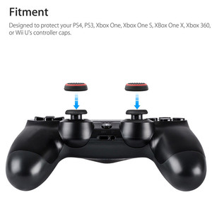 4 Pezzi Copri-Stick Analogici in Silicone per Xbox 360 <span class=keywords><strong>One</strong></span> <span class=keywords><strong>Playstation</strong></span> 4 per PS4/PS3 Pro Slim Gamepad Custodie per Joystick - Product Image 6