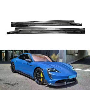 Jupes latérales en fibre de carbone pour <span class=keywords><strong>Porsche</strong></span> <span class=keywords><strong>Taycan</strong></span> 9J1 Turbo/Turbo <span class=keywords><strong>S</strong></span> 2019-2023 - Product Image 1