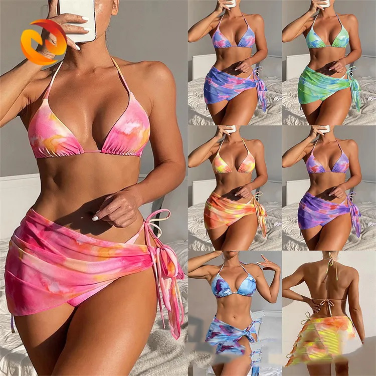 Bright Floral Print Bikini Factory Direct & Beachwear Bikini Swimwear Brazilian Brands Bikinis Designer Swimsuits