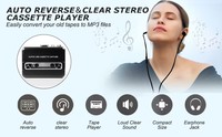 Convertisseur de cassette en MP3, lecteur de cassette, convertisseur cassette en MP3