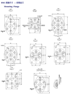 Mécanisme rotatif Heco Hmp/Omp/Bmp (moteurs hydrauliques orbitaux de 280 cm de déplacement) pour machines de moulage par injection, balayeuses routières
