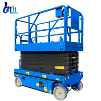 Plateforme élévatrice à ciseaux hydraulique mobile électrique autopropulsée CE/ISO 6m 8m 10m 12m 14m