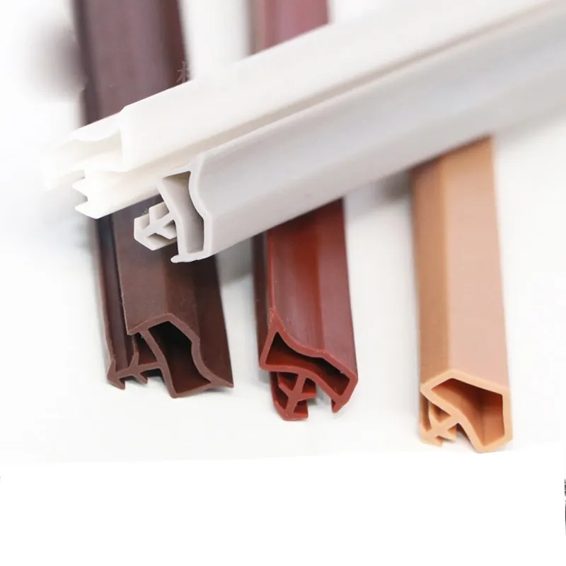 Usine vendant PVC Silicone TPE joint aluminium bande de joint de porte en bois