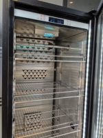 Armoire de maturation à sec compacte pour comptoir, refroidissement par compresseur, acier inoxydable, contrôle numérique de la température et de l'humidité, dégivrage automatique