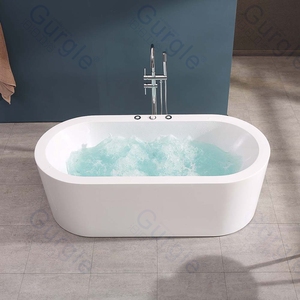 Baignoire de Massage en acrylique autoportante populaire Baignoires à remous à jet d'air Jacuzzier intérieur - Product Image 3