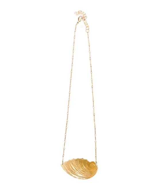 DUYIZHAO 황금 황동 목걸이와 동일한 부품 손쉽고 높은 조각 껍질