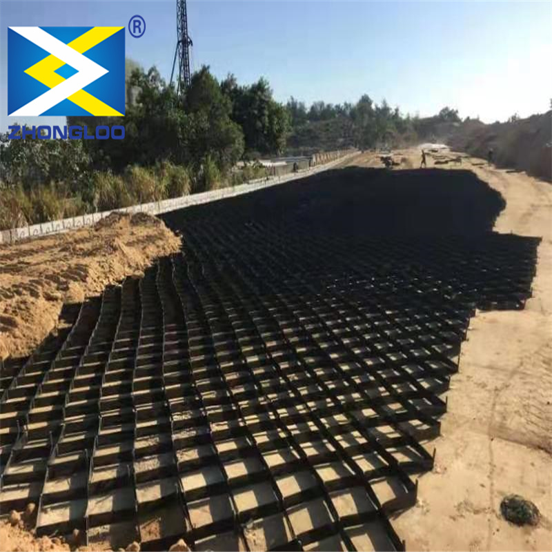Plastic Wall Retaining Slope Protection Geocell Gravel Stabilizer Net