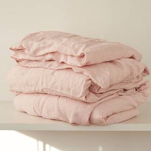 Juego de cama de lino francés de lujo, funda nórdica lavada con piedra, juego de sábanas de lino - Product Image 5