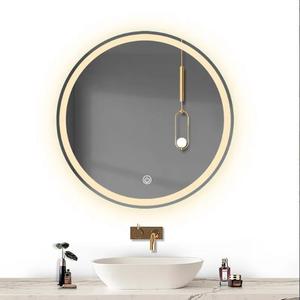 Tiêu chuẩn Châu Âu hiện đại sang trọng hình chữ nhật led phòng tắm tường Gương thông minh Backlit không Khung kính hình bầu dục cho đồ nội thất nhà - Product Image 3