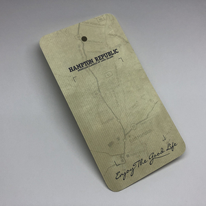 Etiqueta de impresión personalizada de lujo para ropa, impresión Offset, tarjeta de papel reciclada, diseño de moda en relieve, etiquetas de marca UV, promoción de tarjeta de regalo - Product Image 4