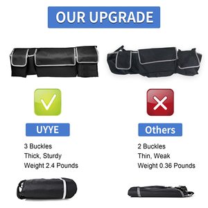 Nhà Máy Tùy Chỉnh Dày Ghế Sau Lưu Trữ Túi Với 4 Túi Và <span class=keywords><strong>3</strong></span> Có Thể Điều Chỉnh Dây Đeo Vai Xe Thân Cây Treo Tổ Chức - Product Image 6