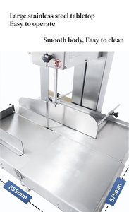 Gran oferta, máquina cortadora <span class=keywords><strong>de</strong></span> carne <span class=keywords><strong>de</strong></span> acero inoxidable, sierra <span class=keywords><strong>de</strong></span> hueso, restaurante, uso doméstico, máquina <span class=keywords><strong>de</strong></span> sierra <span class=keywords><strong>de</strong></span> hueso <span class=keywords><strong>de</strong></span> granja - Product Image 3