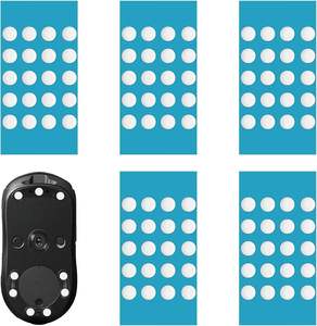 Patas de Ratón de PTFE Resistentes al Desgaste de una Sola Cara con Adhesivo Acrílico Sensible a la Presión para Gamers Profesionales - Product Image 4