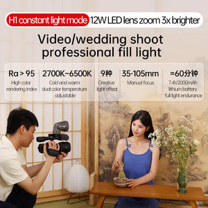 Flash LED Jin-bei H1 pour appareil photo, éclairage portable pour photographie en extérieur, flash HSS TTL compatible avec Canon, <span class=keywords><strong>Nikon</strong></span>, Fuji, Sony. - Product Image 3