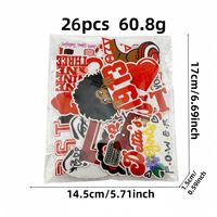 Patch en tissu brodé thermocollant Série Rouge pour Sororité – Broderie informatisée en fil de polyester pour sacs et vêtements