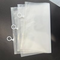 Sac de rangement à fermeture éclair pour vêtements, bijoux et sous-vêtements, givré, étanche, avec anneau de traction, pour classification et conservation