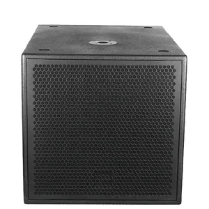 Pro audio speaker 18inch subwoofer speaker de madeira para linha array classe-d amplificador 900w subwoofer ativo