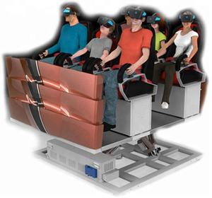 Equipo de Entretenimiento, Montaña Rusa, Juego de Caminata Espacial, Plataforma de Movimiento Eléctrico con Video, Nave Espacial de Realidad Virtual 9D, VR 3/12 Asientos - Product Image 3