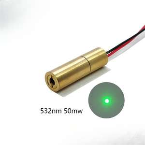 เครื่องทำเครื่องหมาย10X34mm532nm50mw เลนส์แก้วสำหรับเครื่องแกะสลักโมดูลเลเซอร์สีเขียวการวางตำแหน่งจุด - Product Image 2