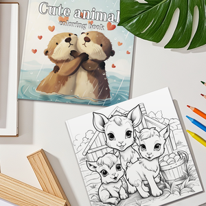 World Adorable Otters Coloring <strong>Book</strong> a Charming Filled with Love for All Ages <strong>Spark</strong> Creativity Paper Cute Coloring <strong>Book</strong> - Product Image 4
