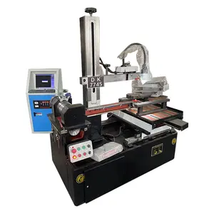 DK7745 wire cut electrical discharge machining cutting machine with Electric control cabinet