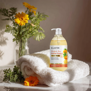 Gel de ducha iluminador antioxidante con vitamina C para piel naranja OEM para un Limpiador diario refrescante - Product Image 5