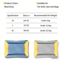 Lit pour animaux de compagnie XL, petit, écologique, durable, toutes saisons, en tissu Oxford à mémoire de forme, anti-rayures, imperméable, tapis pour chien et chat
