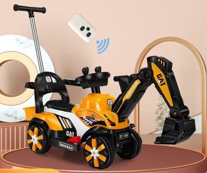 Escavatore elettrico per <span class=keywords><strong>bambini</strong></span> può sedersi e cavalcare ragazzo gancio <span class=keywords><strong>macchina</strong></span> giocattolo escavatore costruzione veicolo elettrico escavatore - Product Image 4