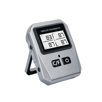 Thermomètre numérique sans fil pour viande avec 4 sondes pour la surveillance de plusieurs aliments, contrôle via application Bluetooth, idéal pour les fumoirs et barbecues intelligents