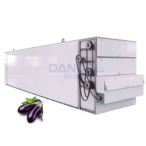 Séchoir à bande continue pour aubergines, à économie d'énergie, pour le traitement des légumes, avec équipement de contrôle de la température (OEM) - Product Image 1