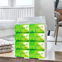 Papier toilette résistant à l'humidité, 6 plis, doux, à bords gaufrés, pour la maison, l'hôtel, le restaurant