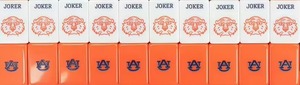 Tuiles de Mahjong <span class=keywords><strong>en</strong></span> acrylique Auburn American 160, série Auburn University, expédition fin août - Product Image 6