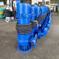 40hp Vidange submersible des eaux usées Pompes centrifuges WQB Pompe submersible en acier inoxydable 6 pouces eaux usées haute température