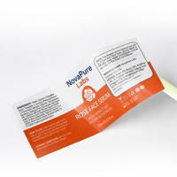 Etiqueta Adhesiva Personalizada en Rollo, Vinilo Adhesivo para Suplementos de Salud, Envases de Medicamentos, Etiquetas Personalizadas con Logotipo