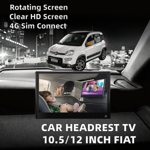 Nouveauté : Moniteur TV Android pour appuie-tête de voiture, 10,5/12 pouces, avec USB et garantie d'un an, pour <span class=keywords><strong>Fiat</strong></span> 500X <span class=keywords><strong>Panda</strong></span> - Product Image 2