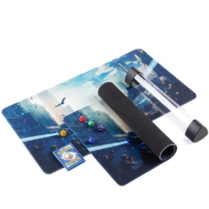 Tapis de jeu premium TCG Tapis de jeu de société Jeu de cartes Jeu de cartes à collectionner Tapis de jeu Tapis de bureau 24x14 pouces - Product Image 1