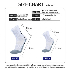 Calcetines Antideslizantes para Uniformes de Equipo, Colores Unificados, Paquete de Tallas Mixtas, Entrega Rápida, Sin Retraso por Temporada, Compra Directa de Fábrica - Product Image 5