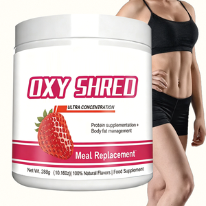 <span class=keywords><strong>Poudre</strong></span> Protéinée Pré-Entraînement OxyShred OEM en Promotion avec L-Carnitine, <span class=keywords><strong>BCAA</strong></span>, Électrolytes pour l'Énergie et le Remodelage Corporel 288g - Product Image 1