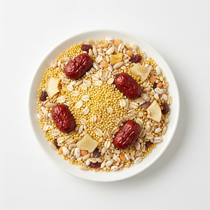 Congee Mix de Granos Mixtos de <span class=keywords><strong>Avena</strong></span>, Dátil Rojo y Mijo de Marca Privada Premium, Nutritivo y Adelgazante - Product Image 1