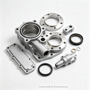Carcasa de Bomba de Aceite de Aleación de Aluminio para Motor de Automóvil, Componente de Fundición a Presión Personalizado de Alta Presión con Mecanizado CNC de Precisión - Product Image 1