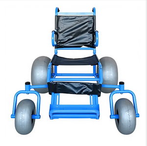 Silla de Ruedas de Playa de Aleación de Aluminio con Certificación CE, 4 Ruedas, para Arena y Piscina, para Personas con Discapacidad - Product Image 4