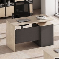 Bureau Exécutif Haut de Gamme pour Ordinateur, Petite Table de Bureau en Bois pour PDG, Mobilier de Bureau
