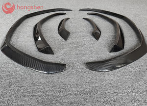 Kit de carrosserie de voiture en Fiber de carbone de Style supérieur garniture de roue sourcil garde-boue fusées pour Lamborghini URUS 2018-2019 - Product Image 3