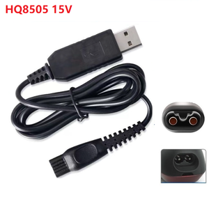 <span class=keywords><strong>Cable</strong></span> cargador USB de 1m 4,3 V 8V 15V <span class=keywords><strong>para</strong></span> afeitadora <span class=keywords><strong>Philips</strong></span> A00390 HQ850 HQ8505 - Product Image 1